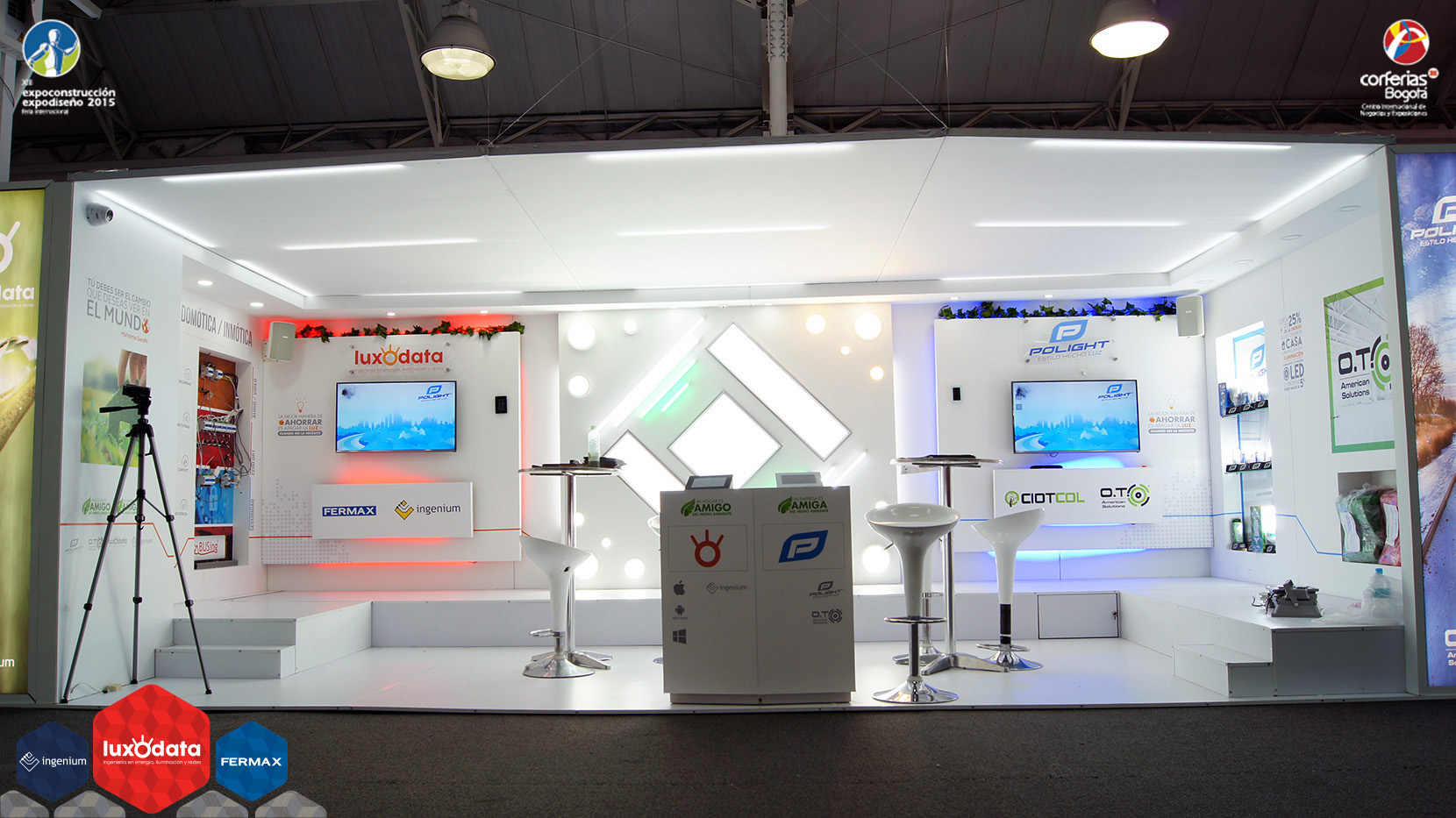 Stand Corferias Luxodata y Ciotcol