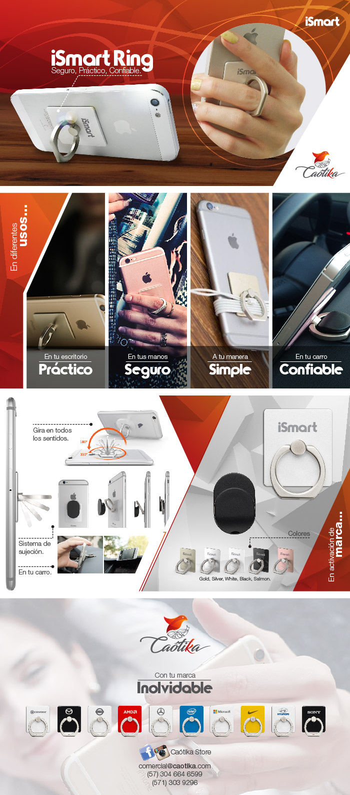 Diseño pieza Smart Ring Caótika