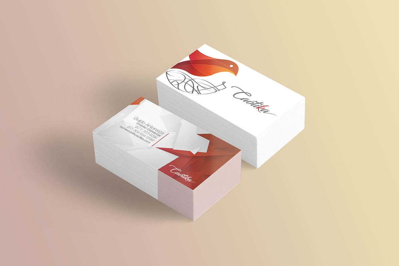 Diseño Tarjeta presentación Caótika