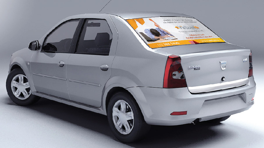 Diseño Branding Vehículo Logan Virtualis